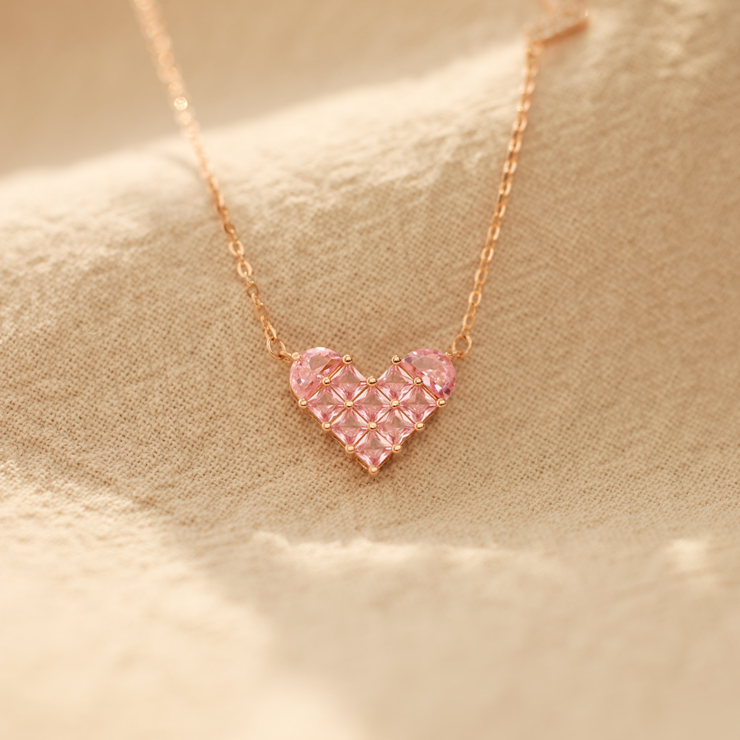 Keep Moving On Self Love Heart Necklace