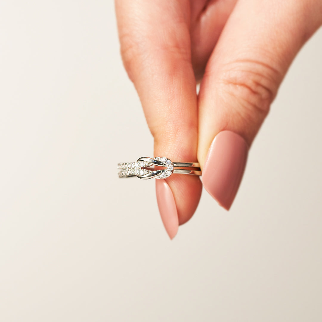 Celebrate Our Unbreakable Bond Today Knot Ring