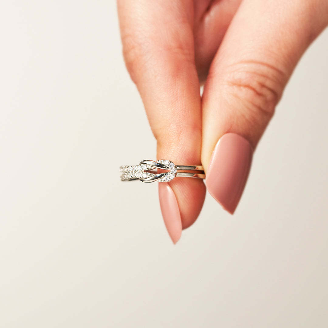 Celebrate Our Unbreakable Bond Today Knot Ring