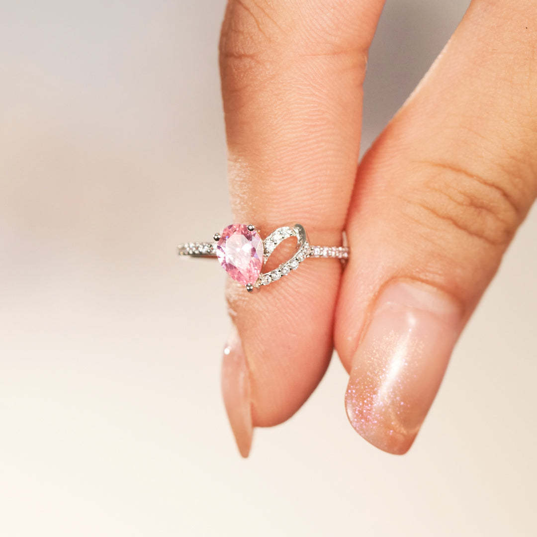 Angels From Above Pink Ring