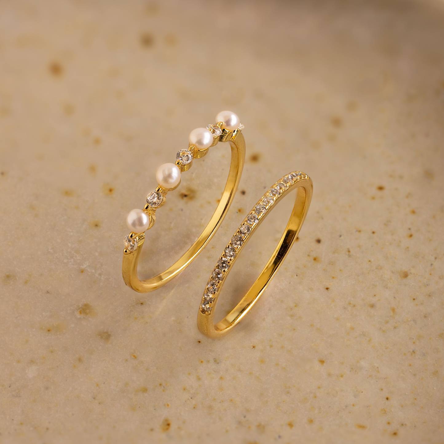 Memory Father Pave Pearl Ring