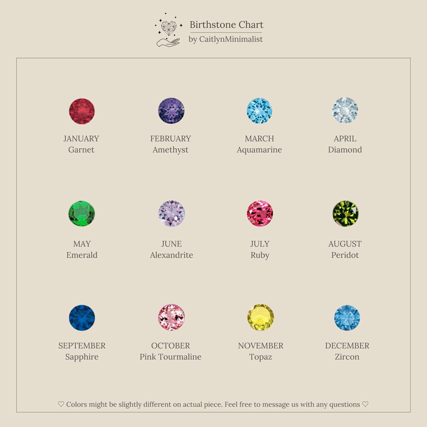 Custom 2 Birthstone Soulmates Ring