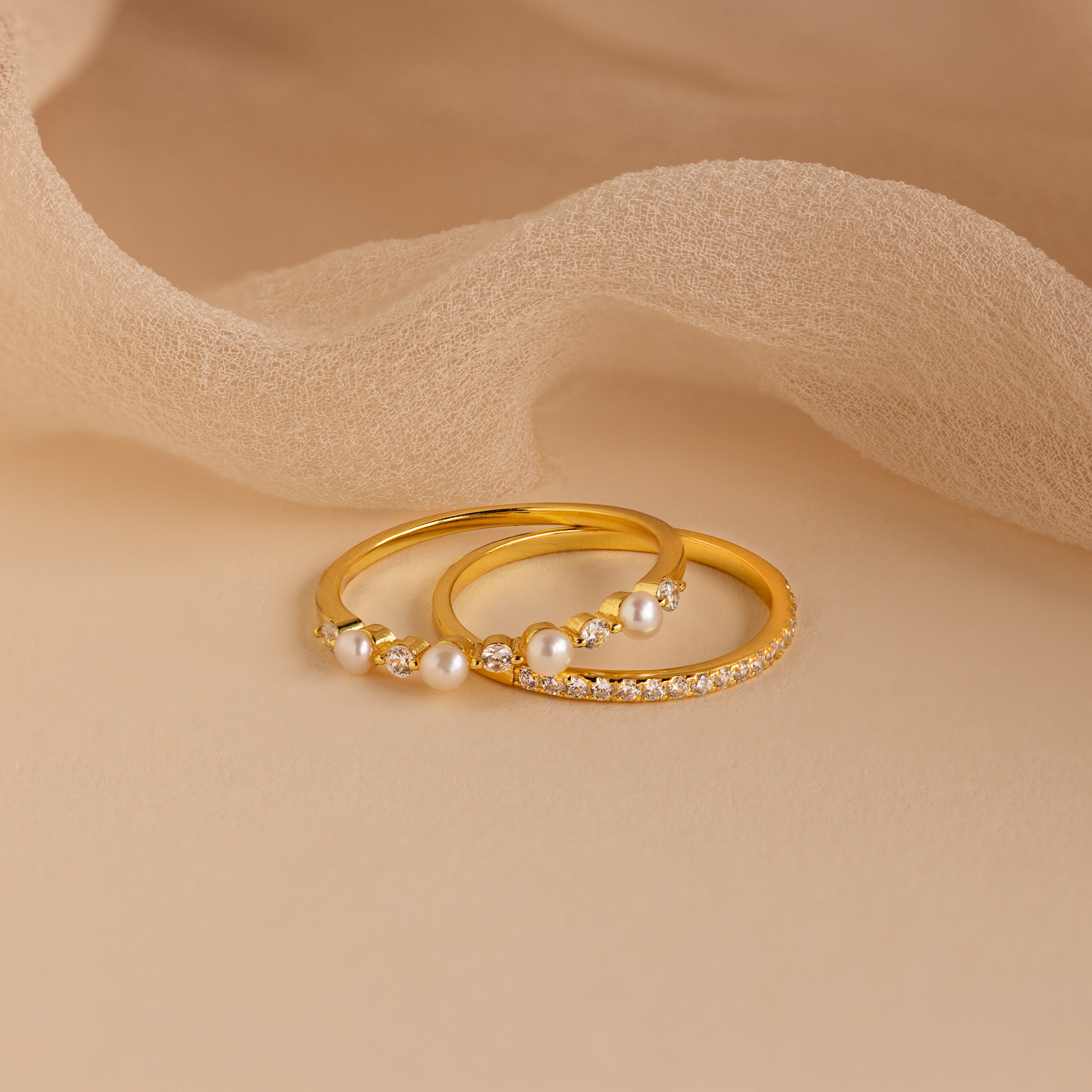 Memory Father Pave Pearl Ring