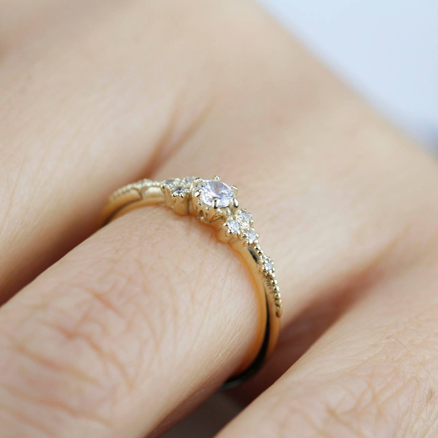 I'm Always Here Dainty Minimalist Ring