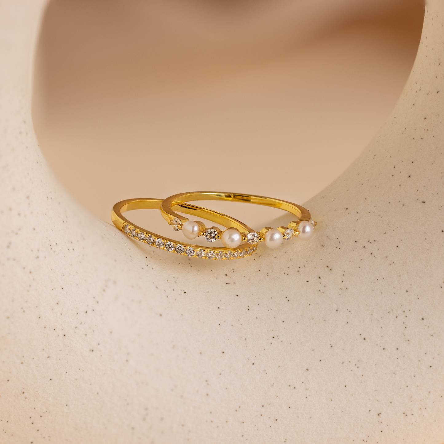 Memory Father Pave Pearl Ring