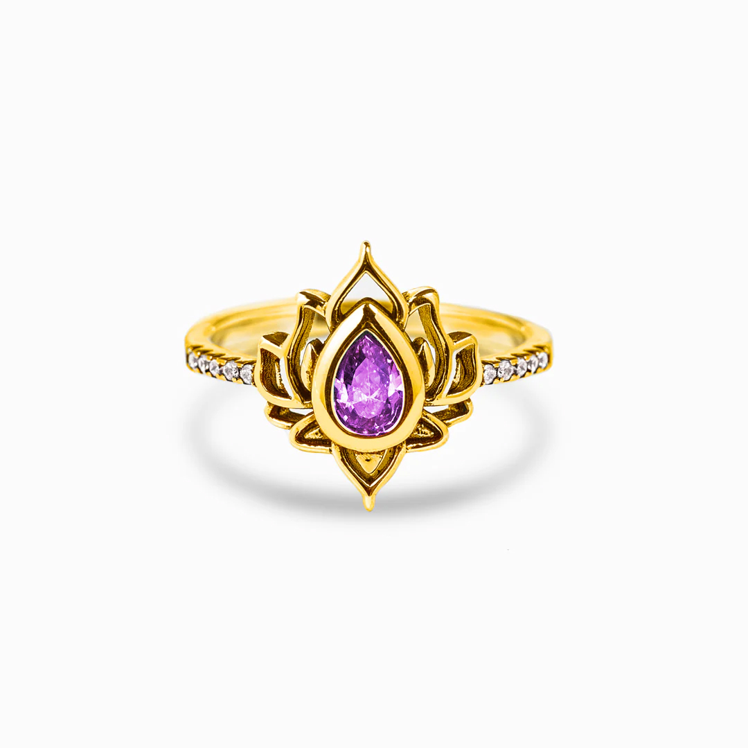 Menopause Gift F❤ck It And Begin Again Lotus Ring