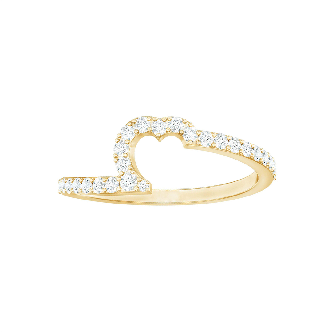 Self Love Half Heart Ring