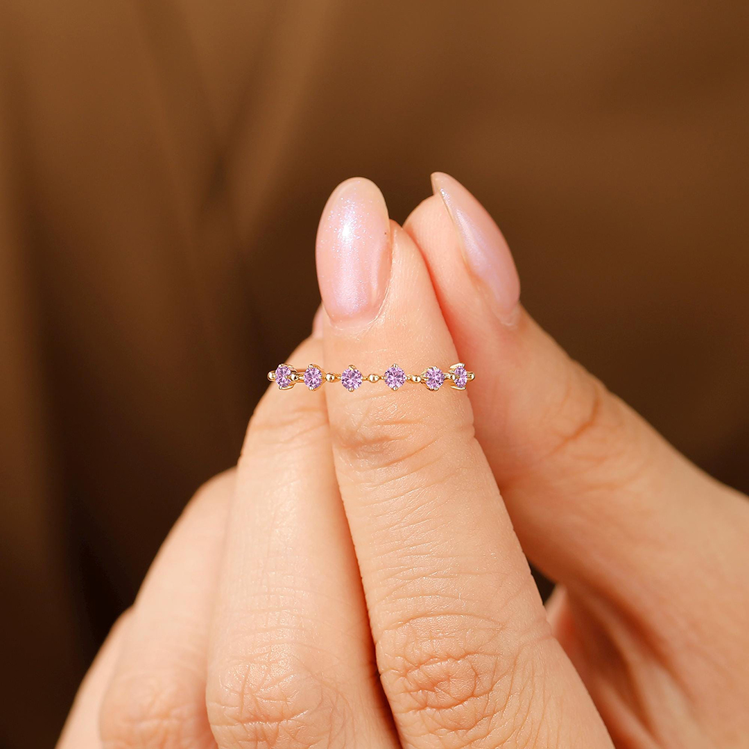 It's OK Unique Pink Sapphire Ring