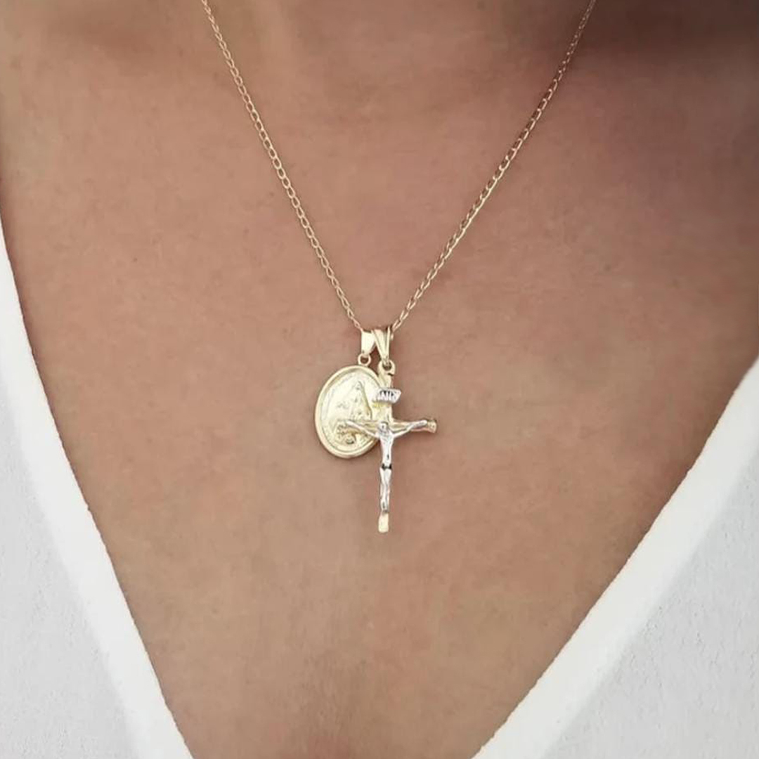 Faith Embrace Cross Necklace