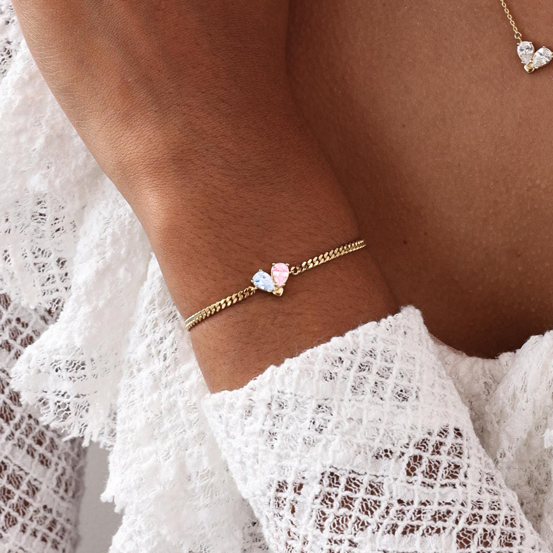 Mama of an Angel Memorial Gemstone Bracelet