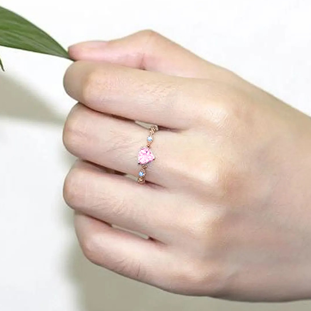 Mama of an Angel Memorial Heart Shape Ring