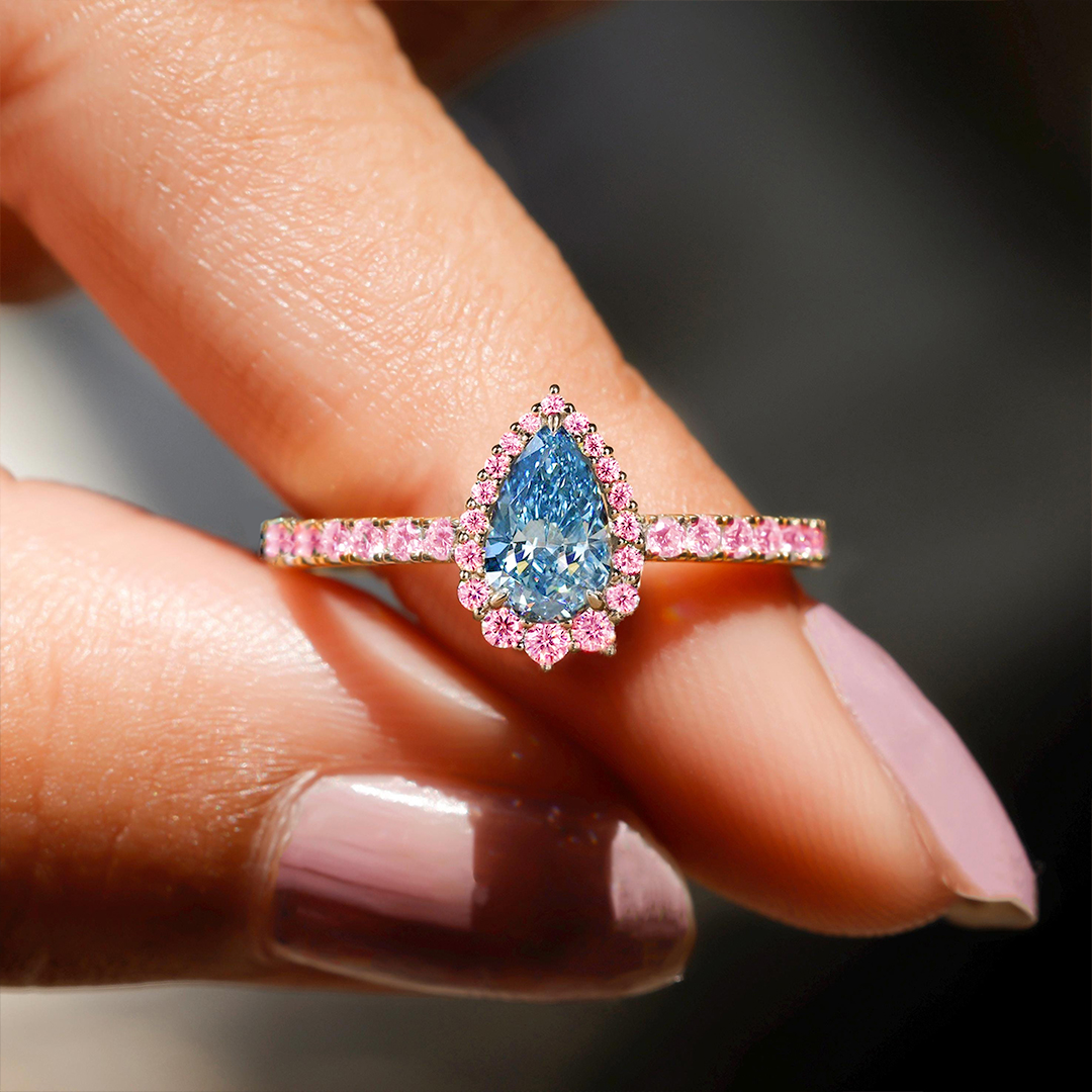 Carried With Love Teardrop Ring