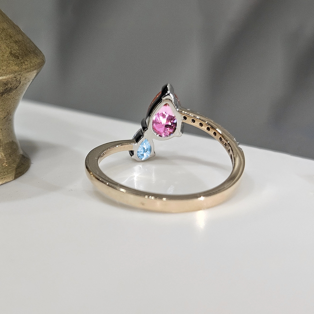 Guardian Angel Connection Adjustable Ring