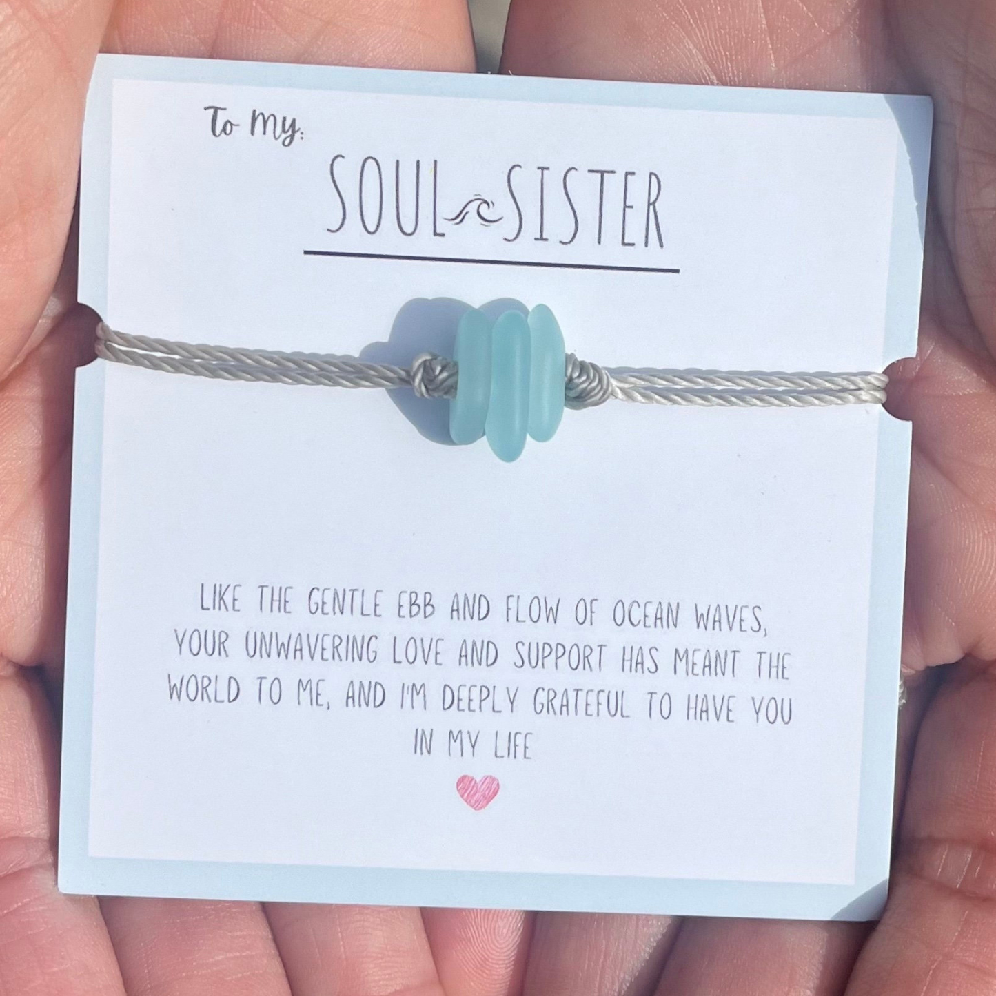 Soul Sister Sea Glass Bracelet