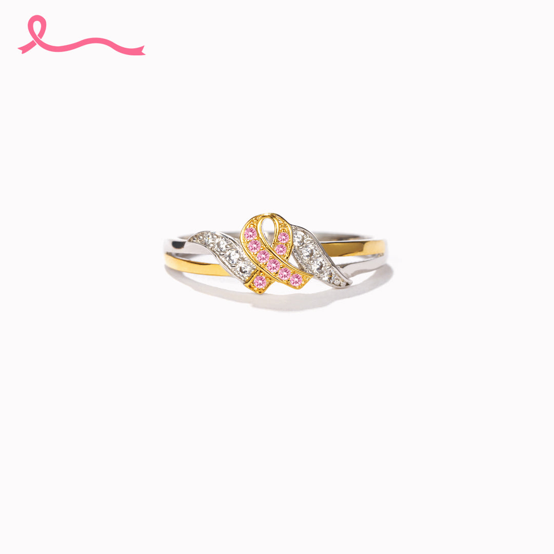 I Wear Ribbon For Myself Cancer Ring