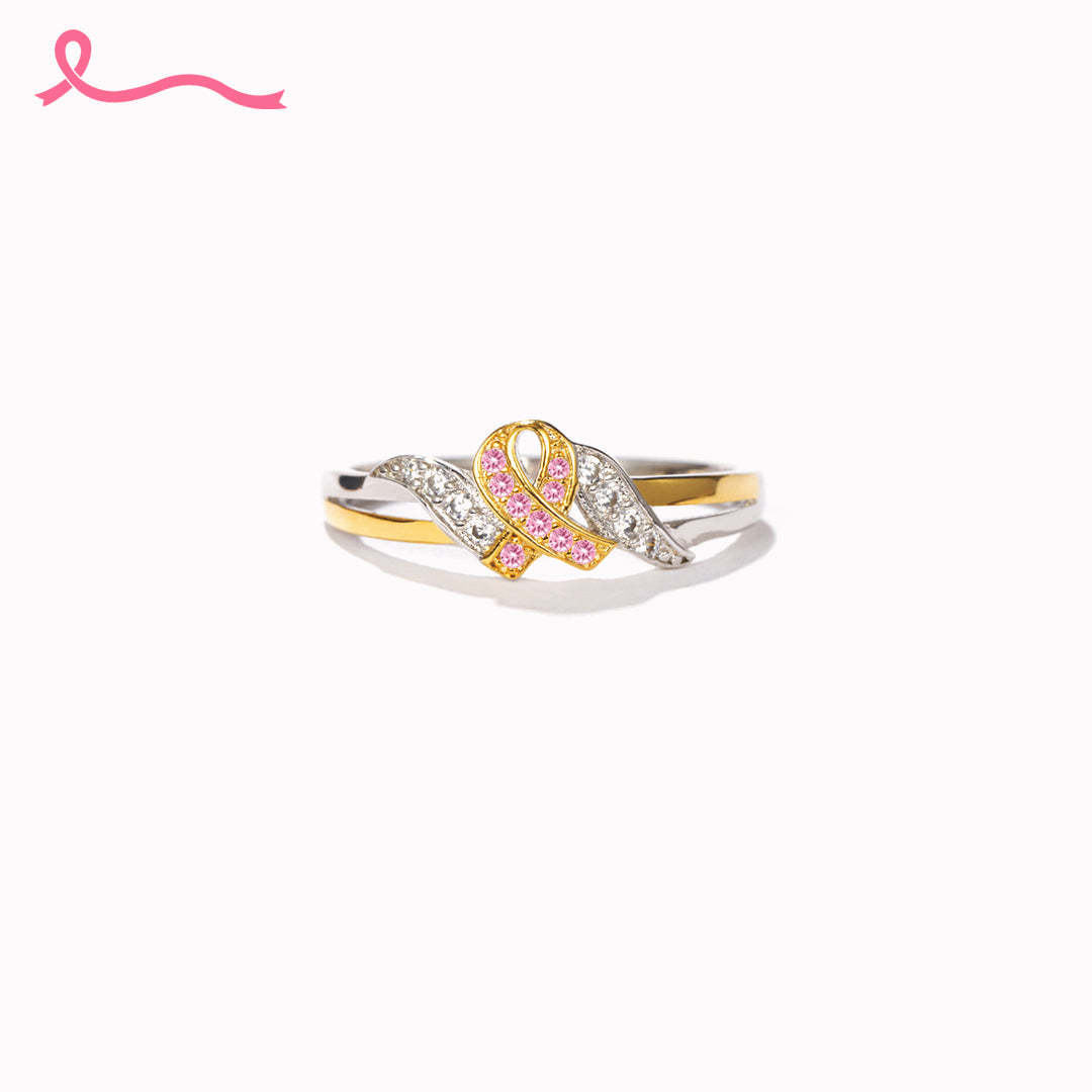 Never Give Up Hope To Defeat Cancer Ring