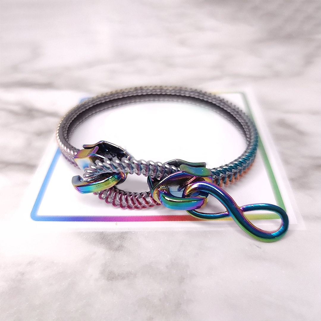 Autism Awareness Sensory Zipper Bracelet