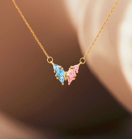 Mama Of An Angel Butterfly Daily Necklace