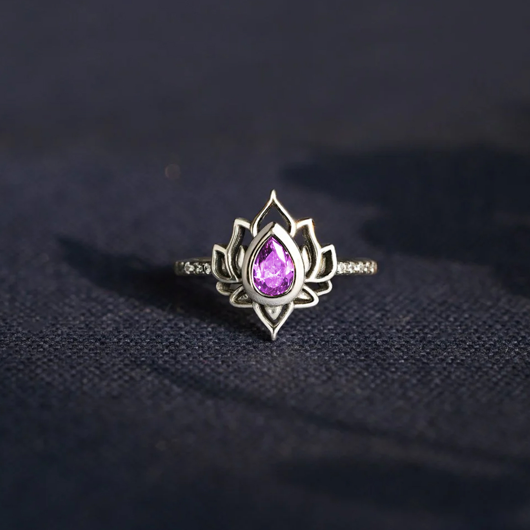 Menopause Gift F❤ck It And Begin Again Lotus Ring