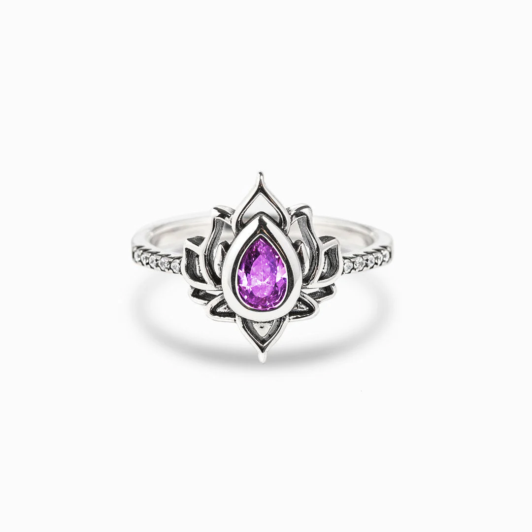 Menopause Gift F❤ck It And Begin Again Lotus Ring