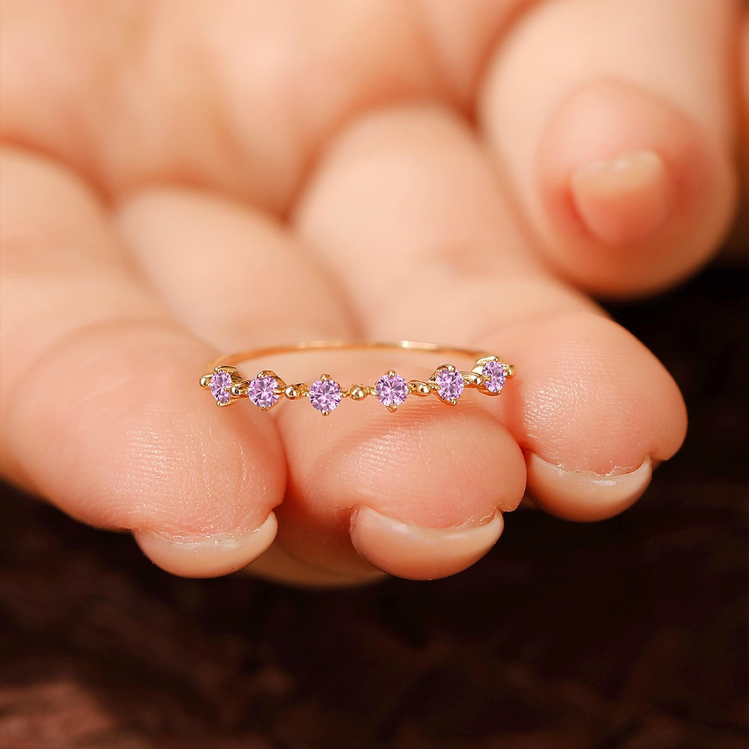 It's OK Unique Pink Sapphire Ring