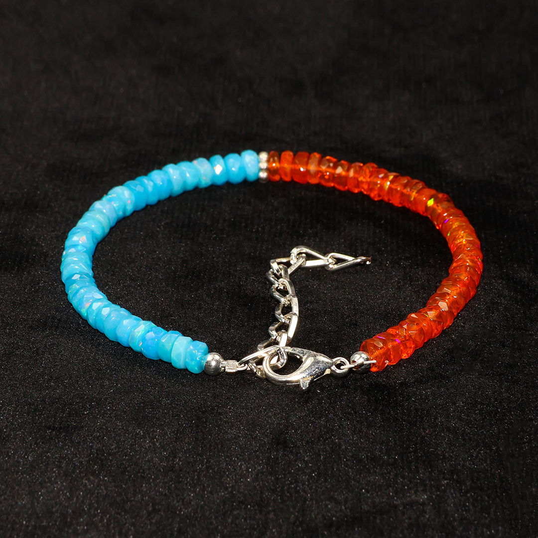 DIABETES AWARENESS Orange And Blue Bracelet