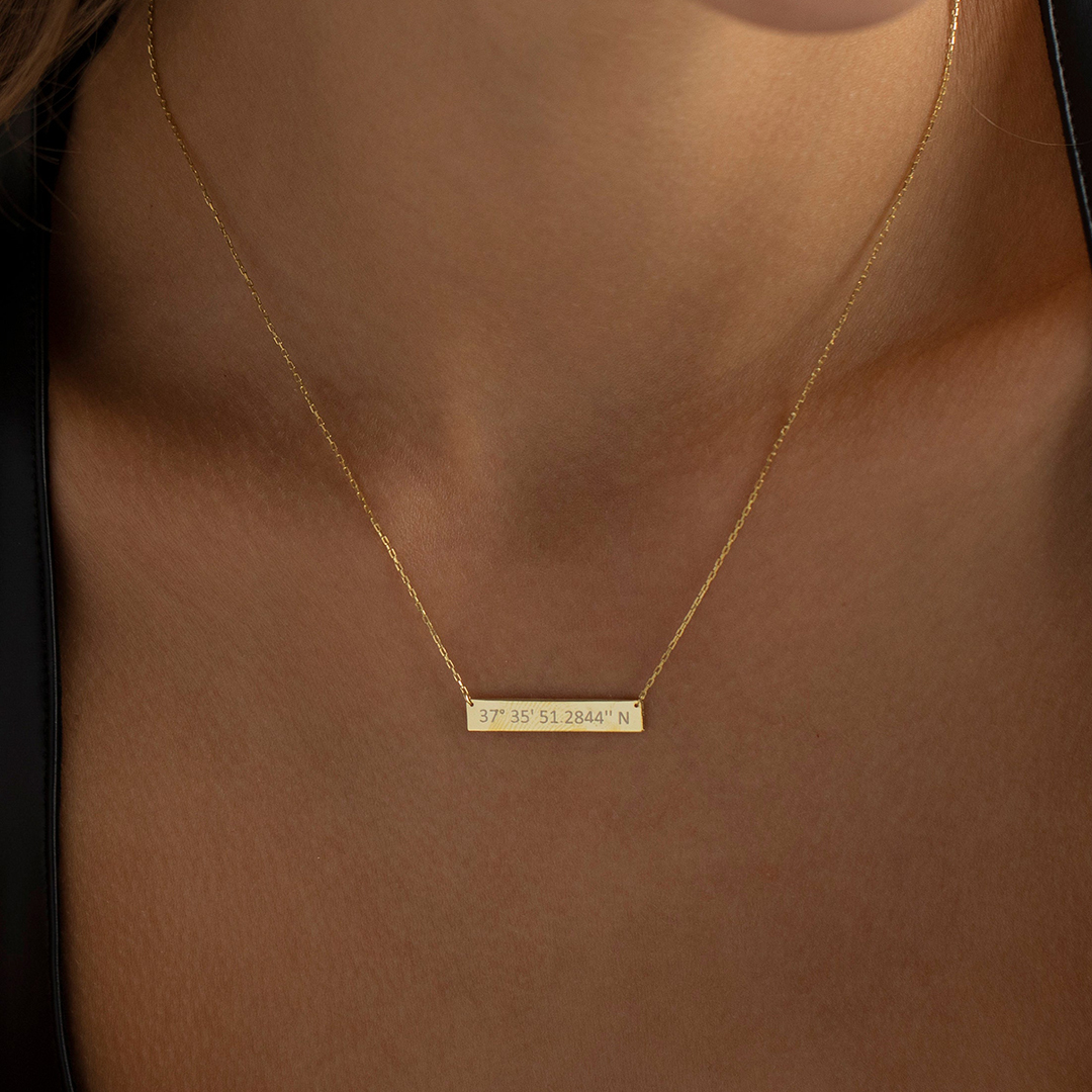 Personalized Meeting Point Necklace