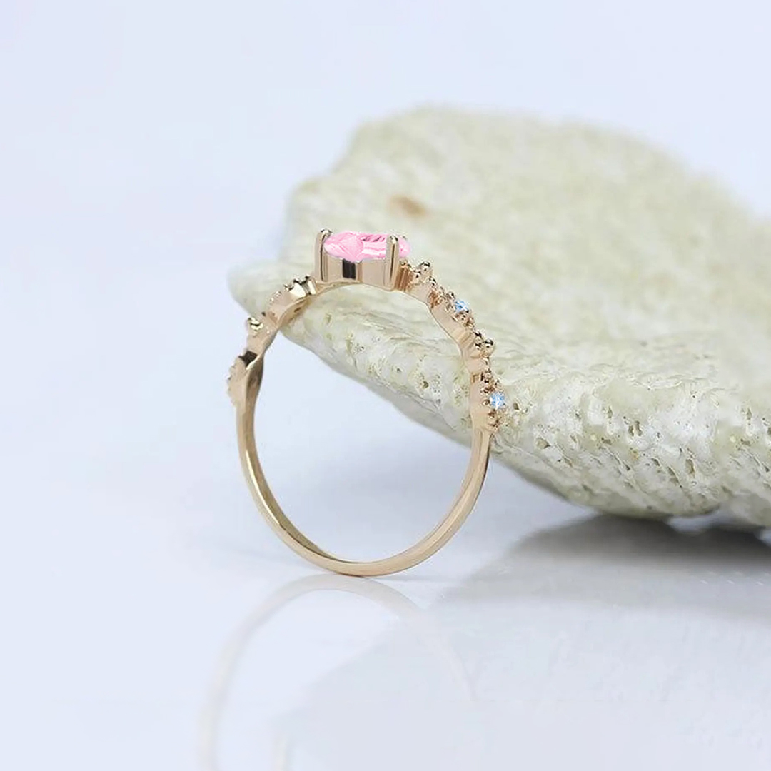 Mama of an Angel Memorial Heart Shape Ring