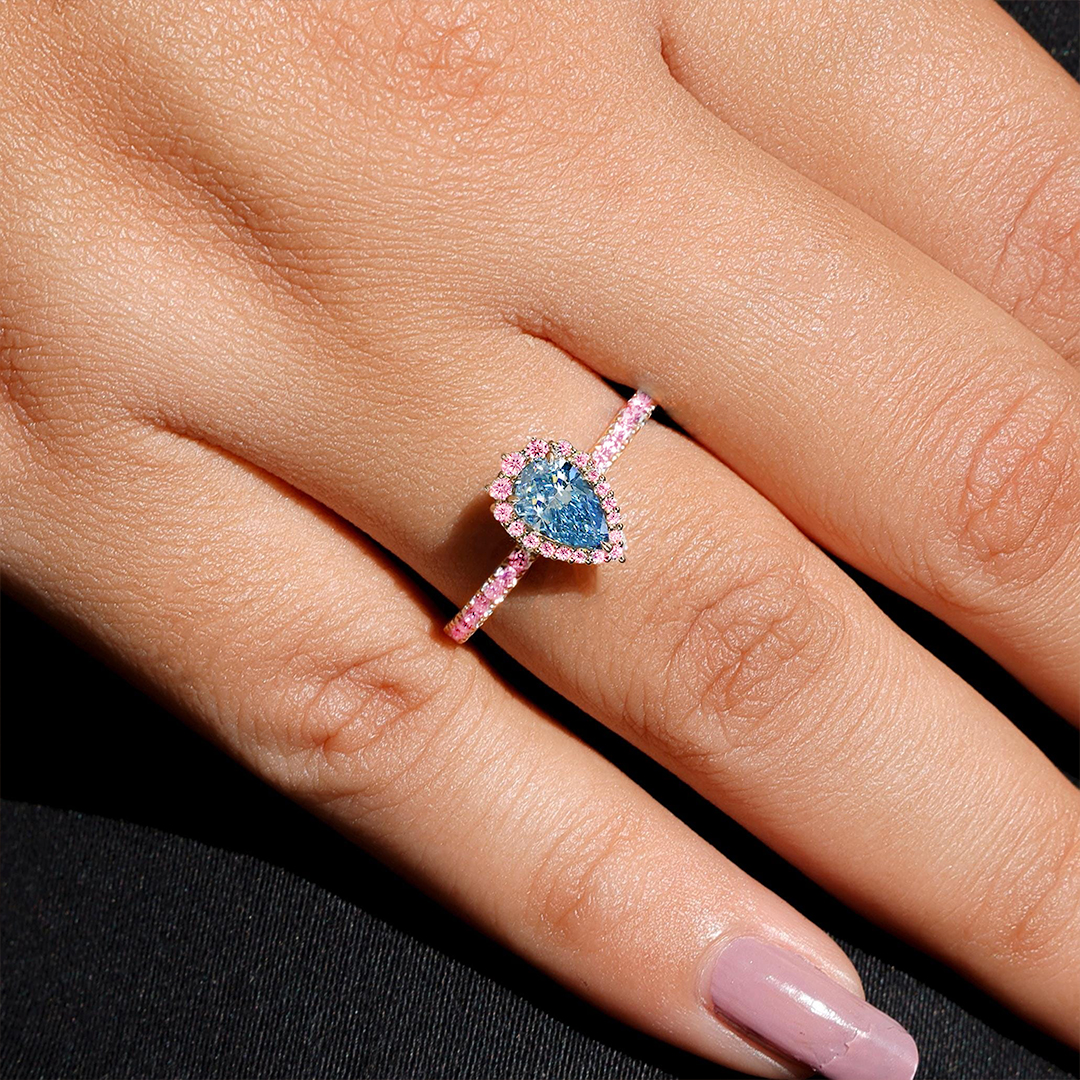 Carried With Love Teardrop Ring