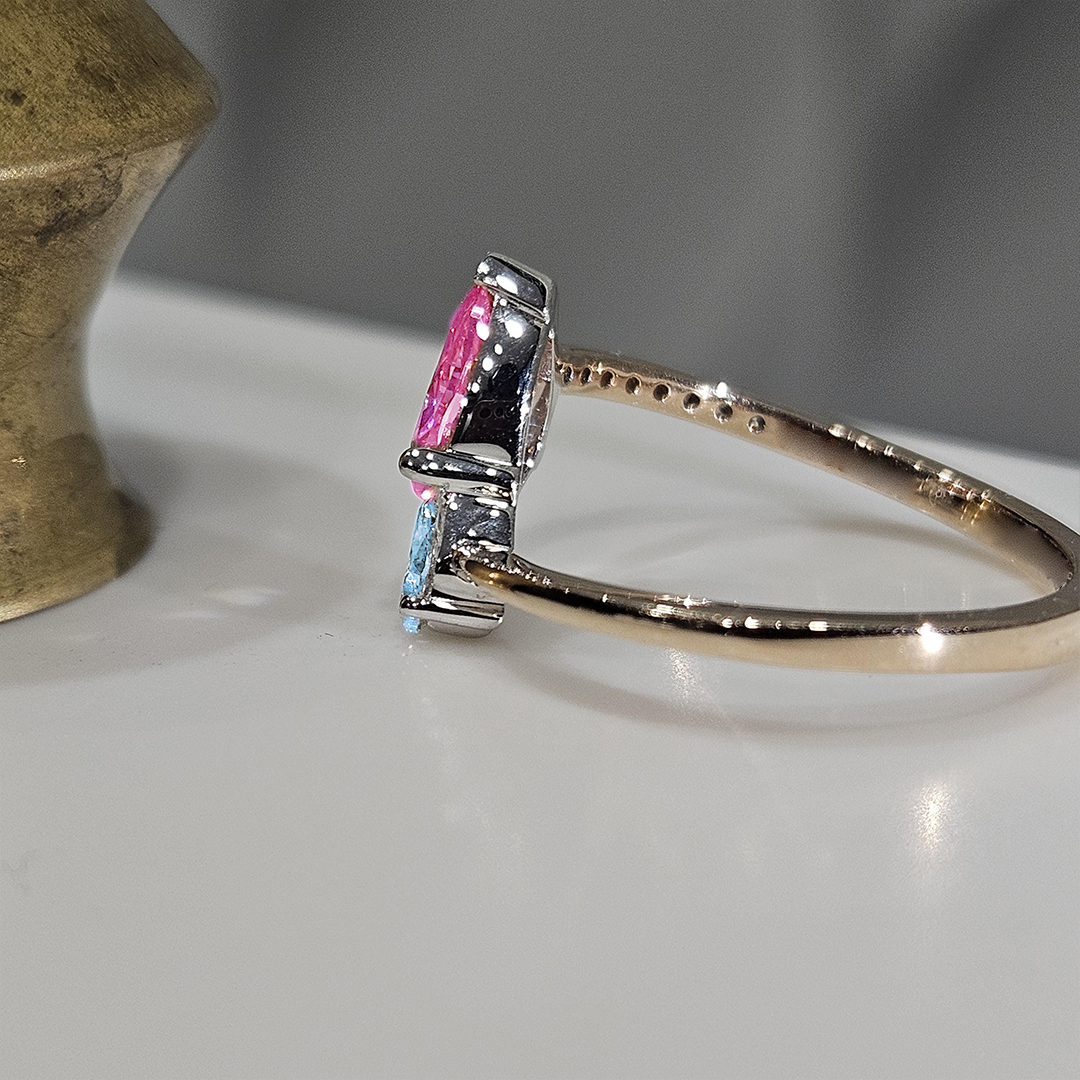 Guardian Angel Connection Adjustable Ring