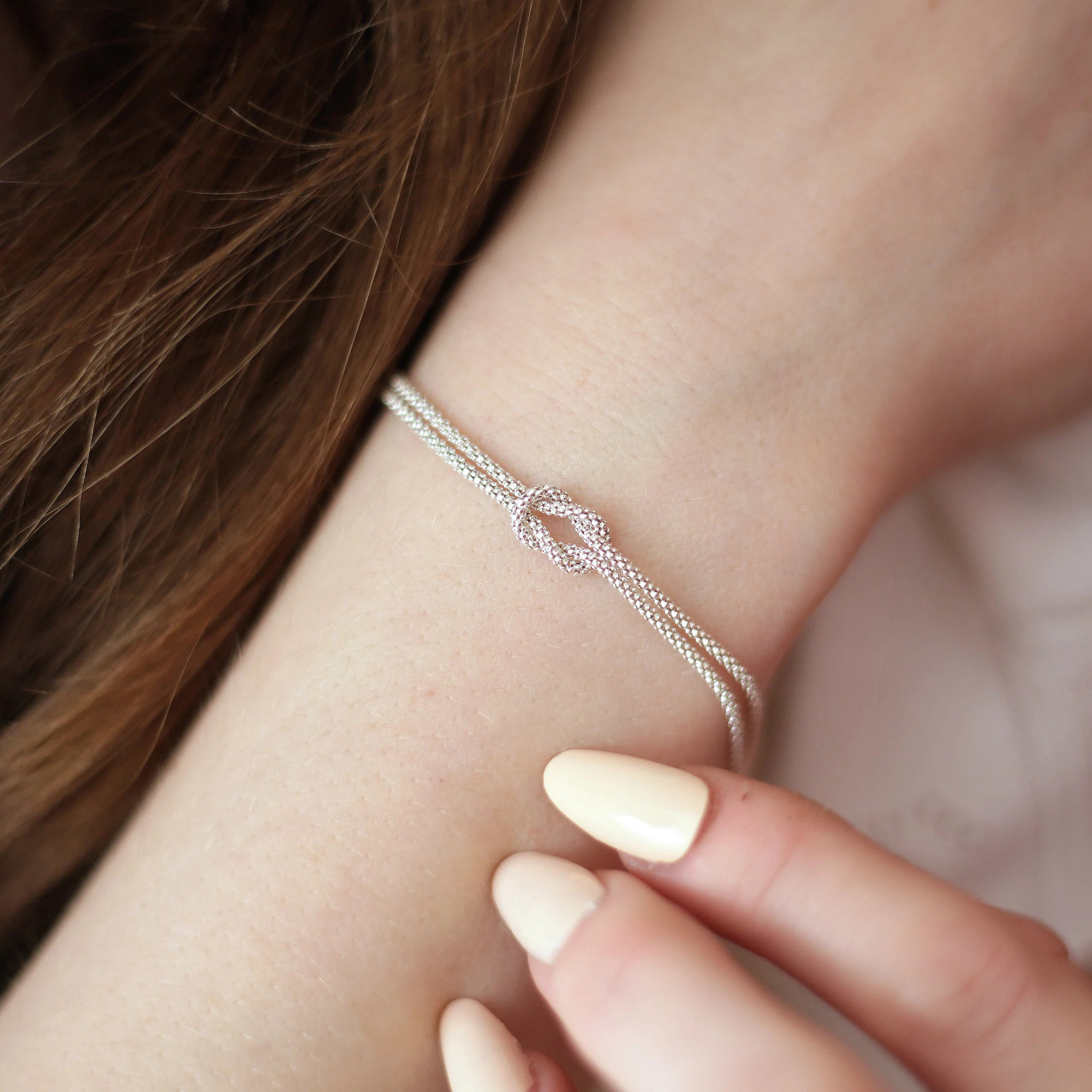 Love Knot For Mother&Daughter Bracelet