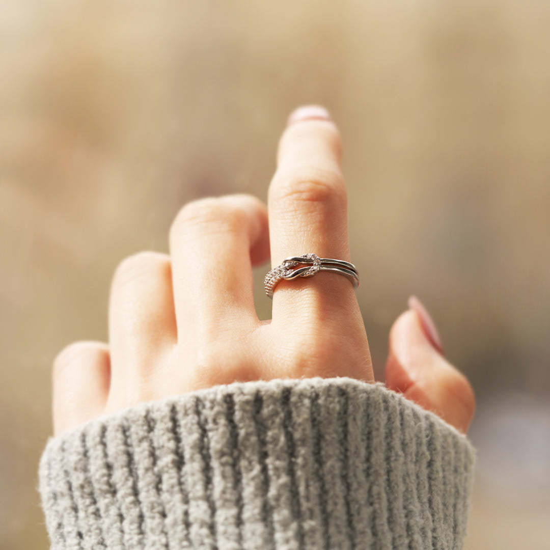 Celebrate Our Unbreakable Bond Today Knot Ring