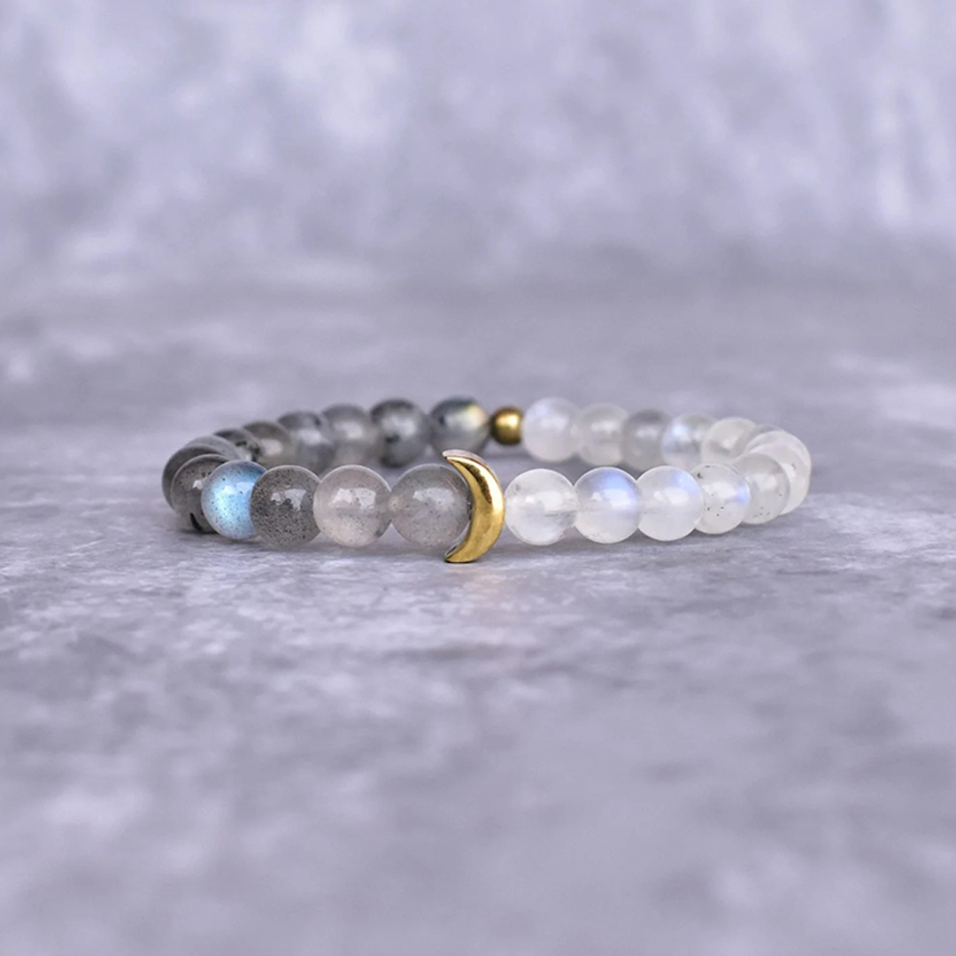 Self Love Natural Moonstone Beaded Bracelet