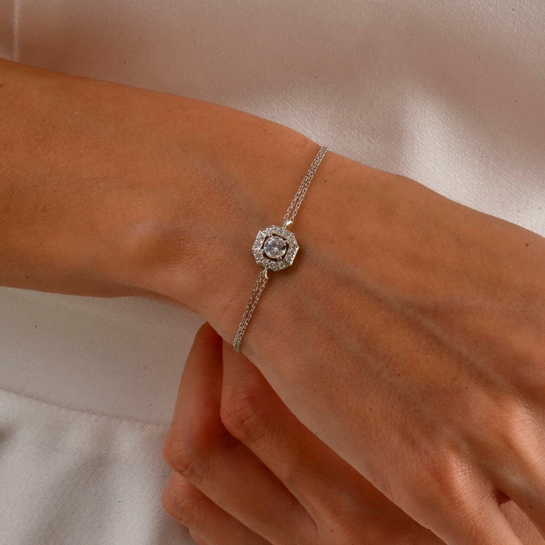 Self Love Gift Keep Moving Diamond Bracelet