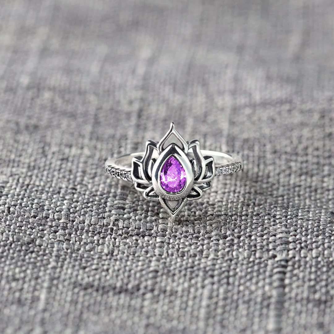 Menopause Gift F❤ck It And Begin Again Lotus Ring
