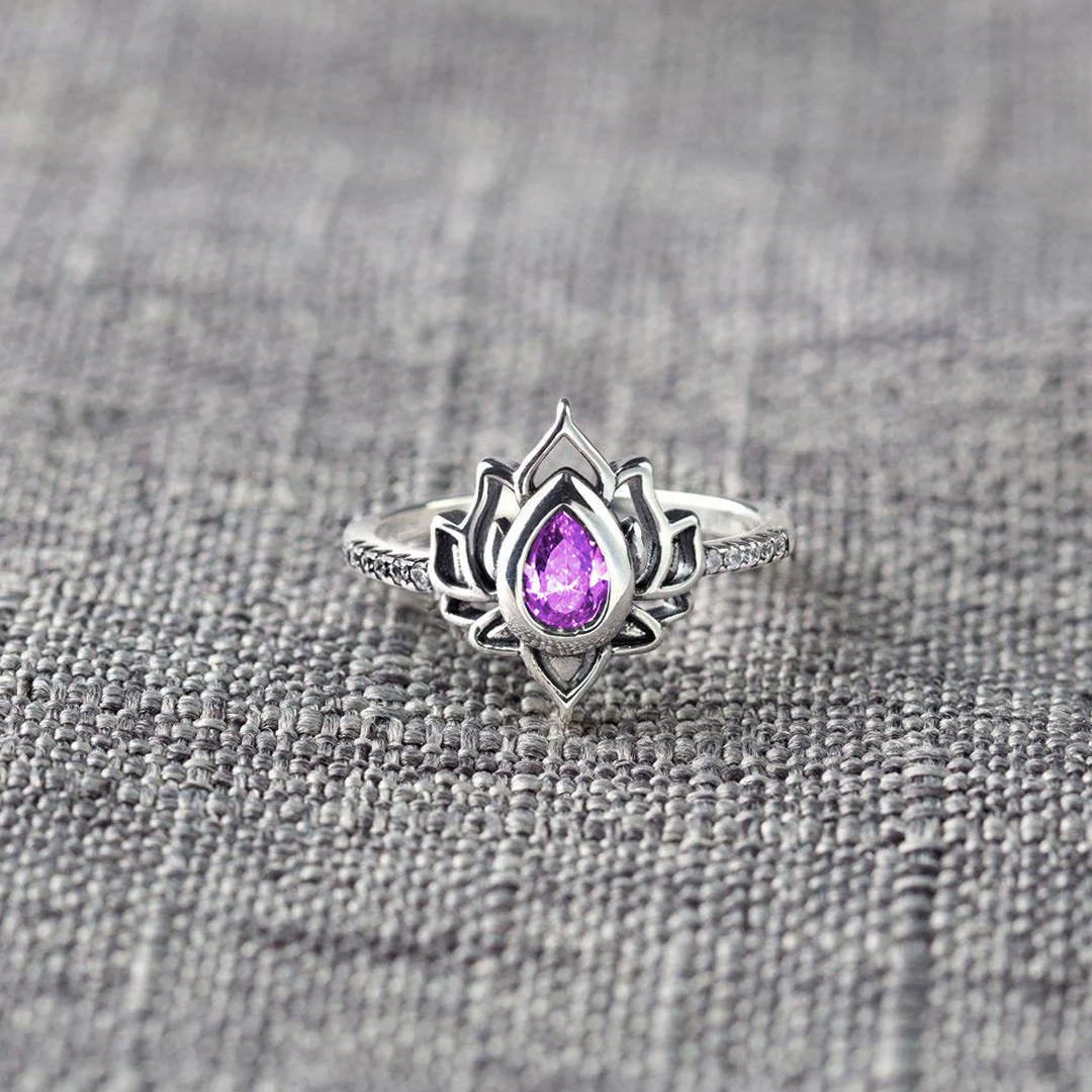 Menopause Gift F❤ck It And Begin Again Lotus Ring