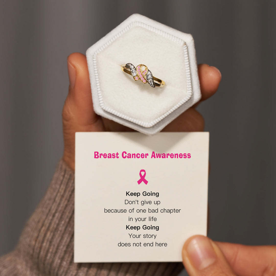 Raise Awareness Of Cancer Keep Going Ring