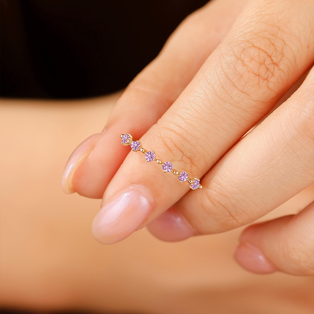 It's OK Unique Pink Sapphire Ring