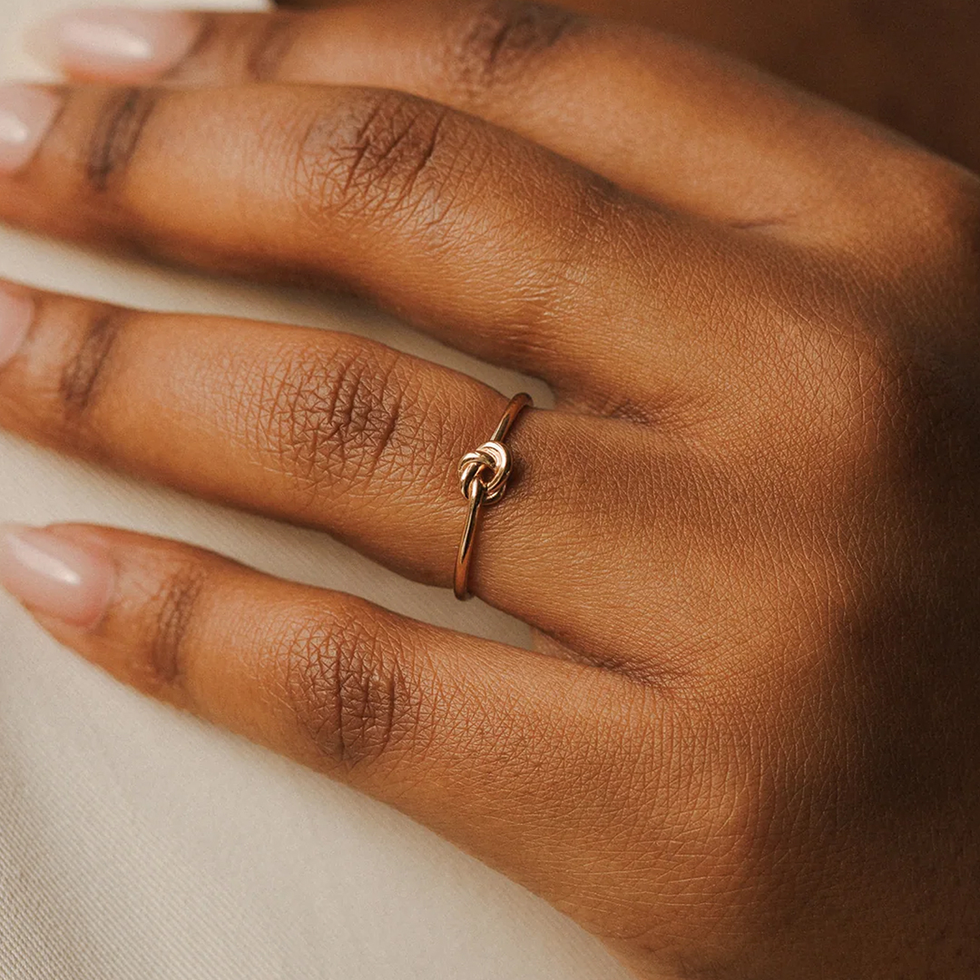 Mother & Daughter Eternal Bond Knot Ring