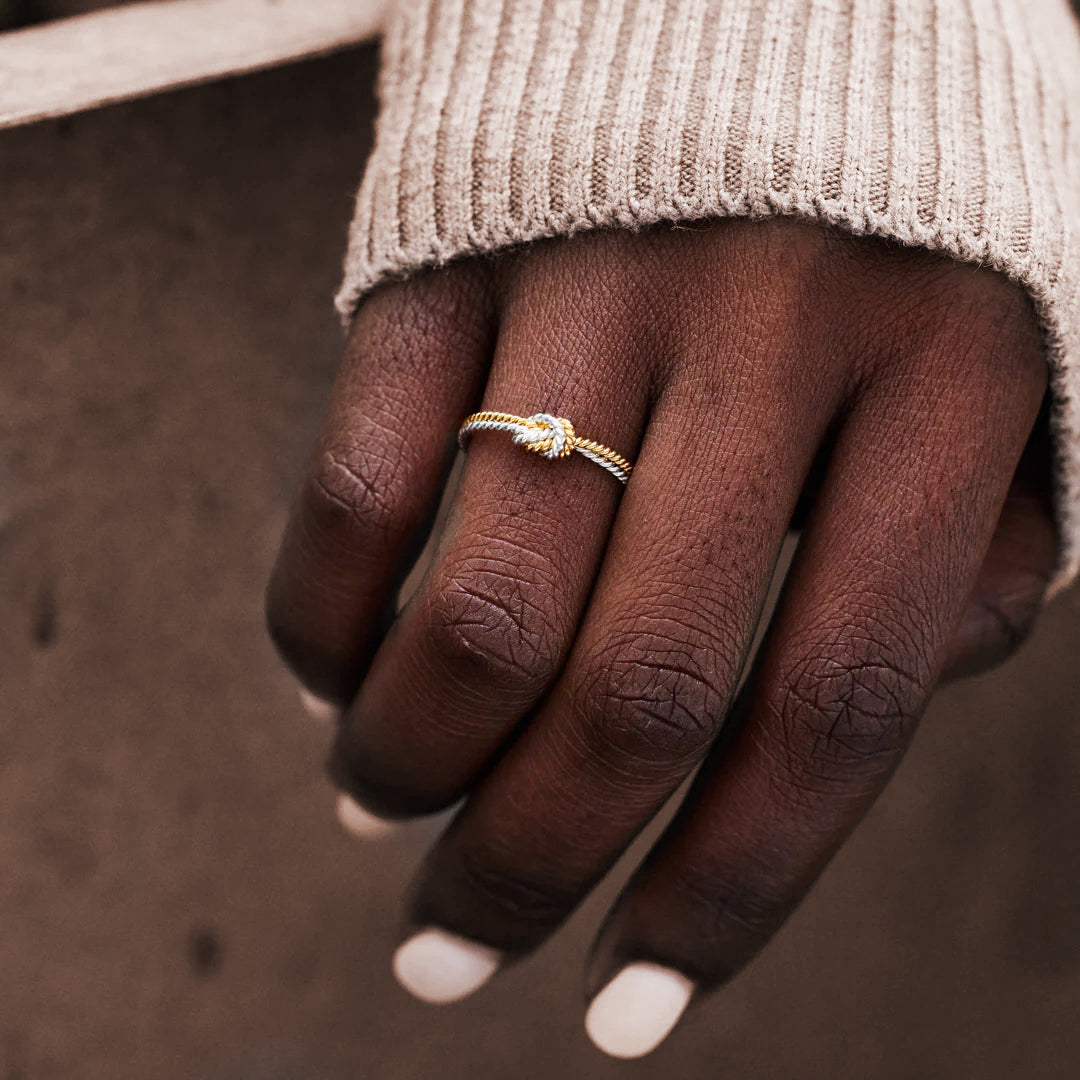 Matching Mother&Daughter Twist Knot Rings