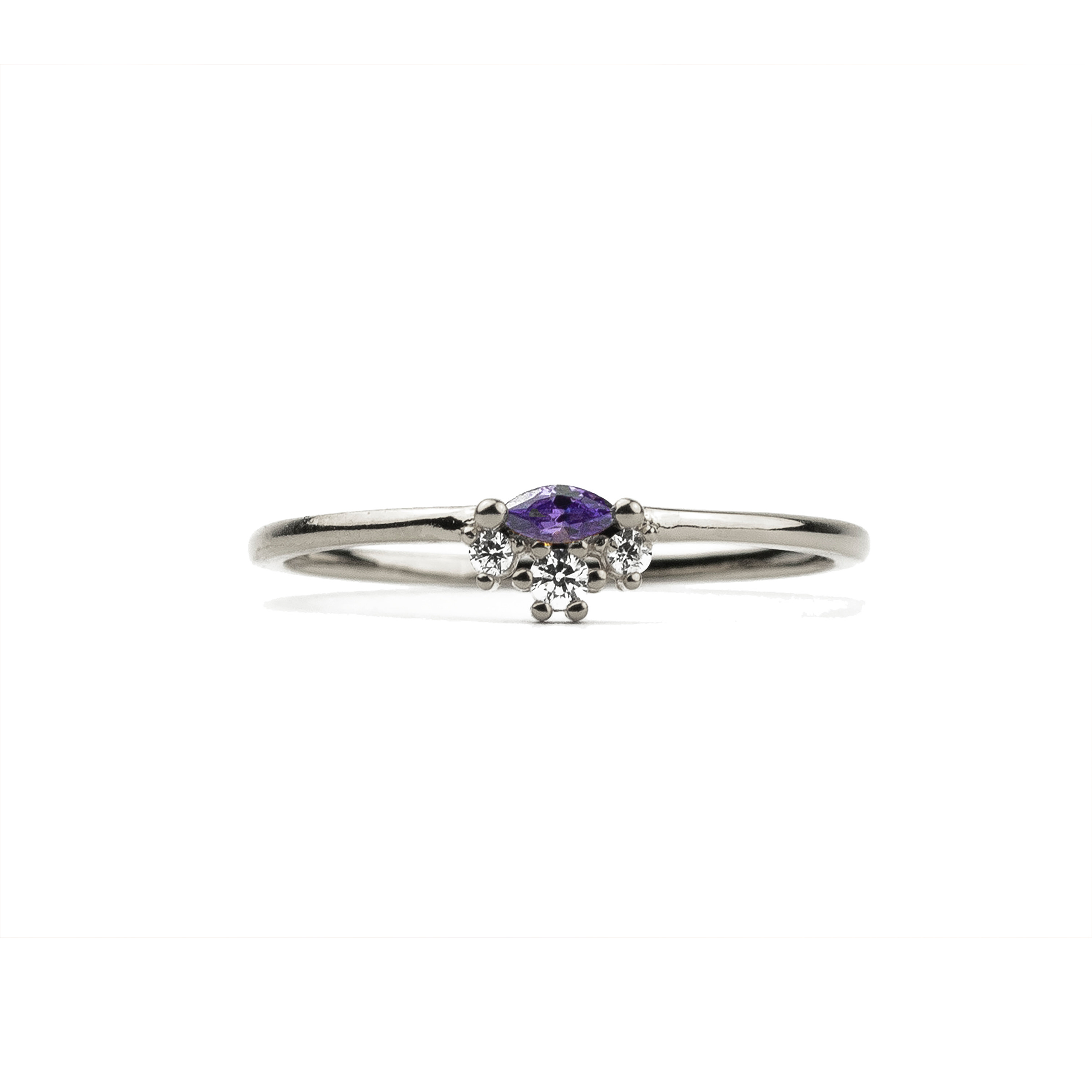 Choosing Peace Amethyst Ring