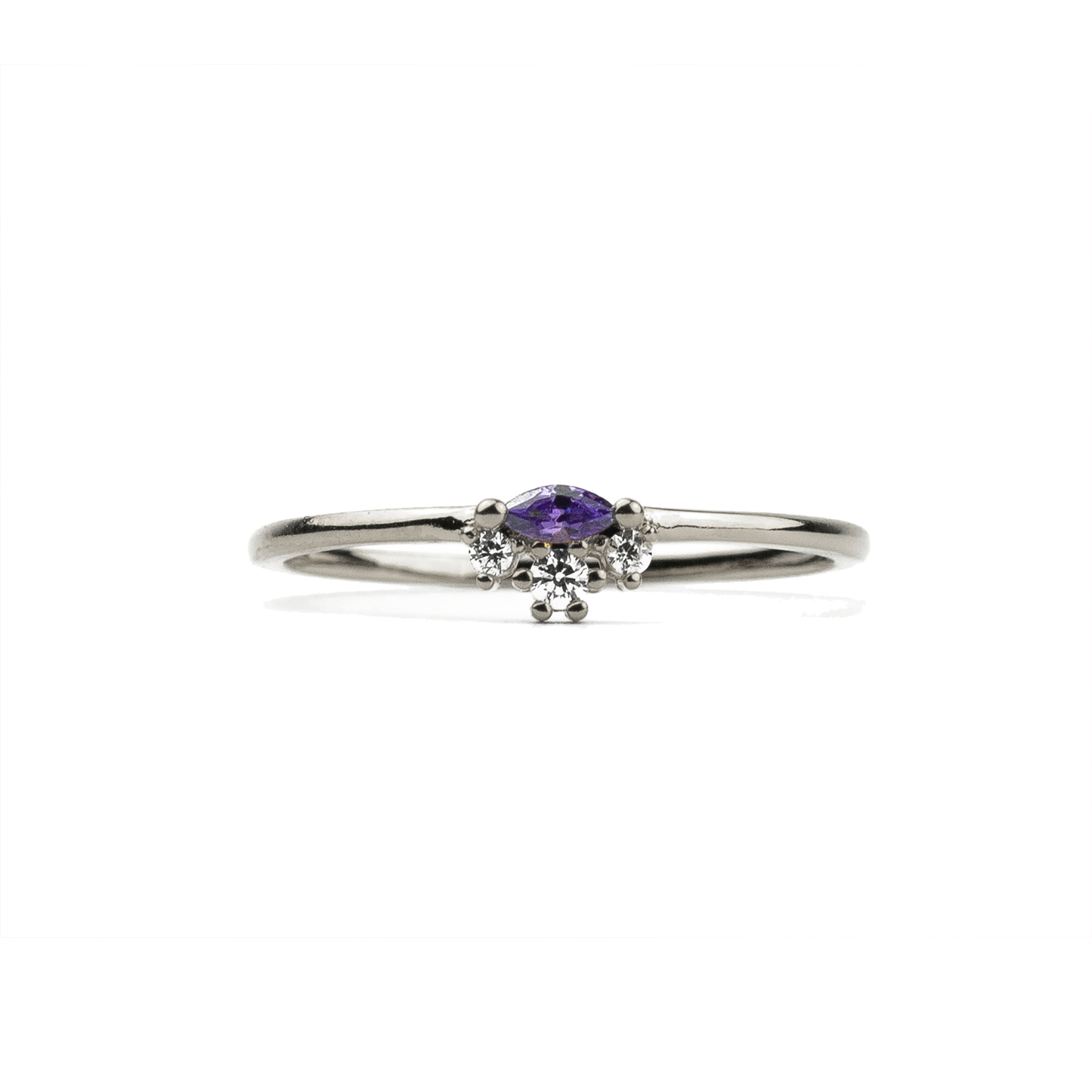 Choosing Peace Amethyst Ring