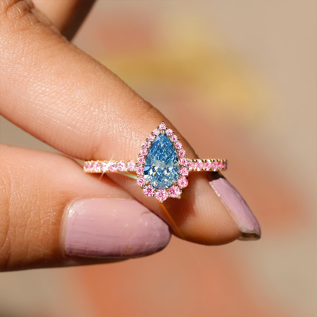 Carried With Love Teardrop Ring