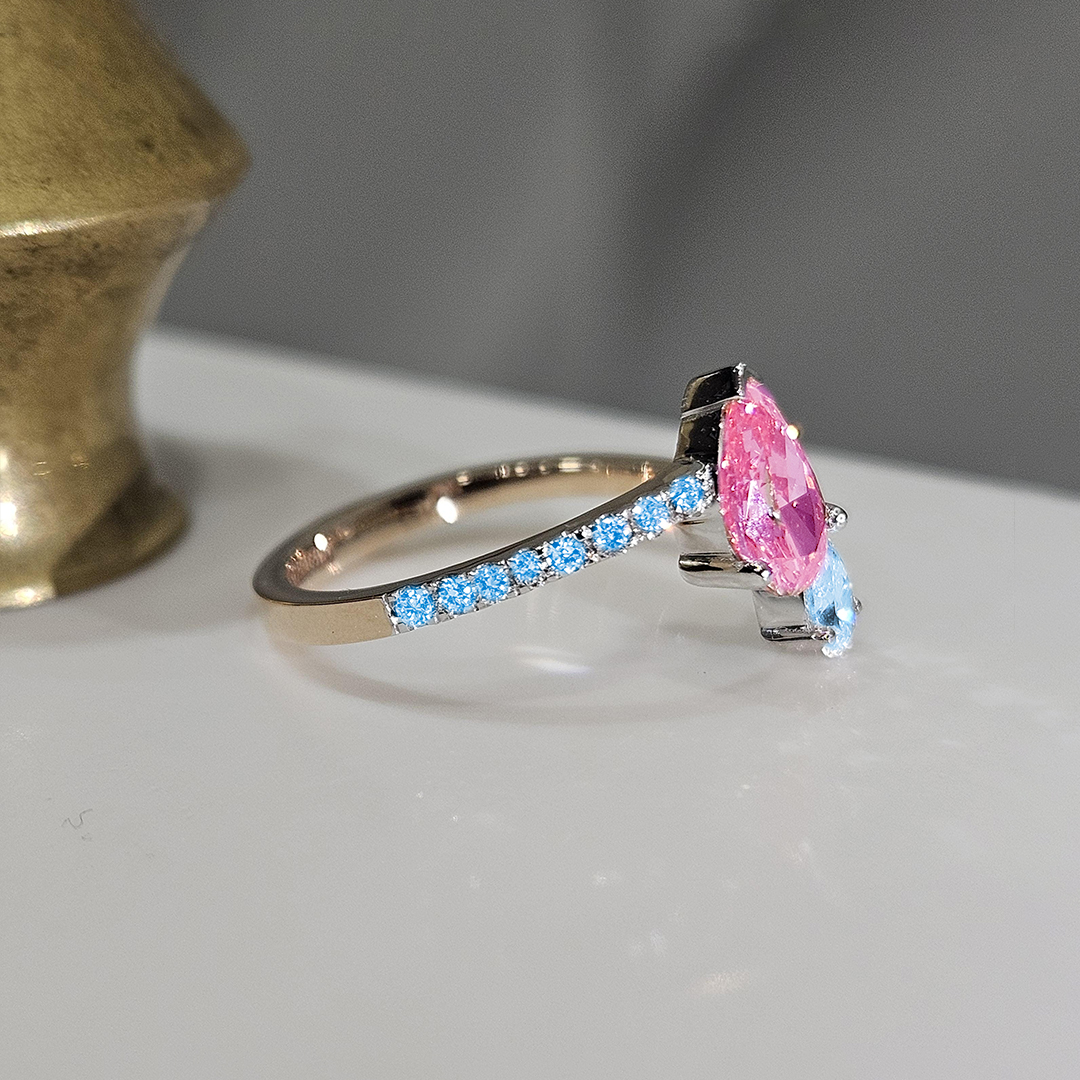 Guardian Angel Connection Adjustable Ring