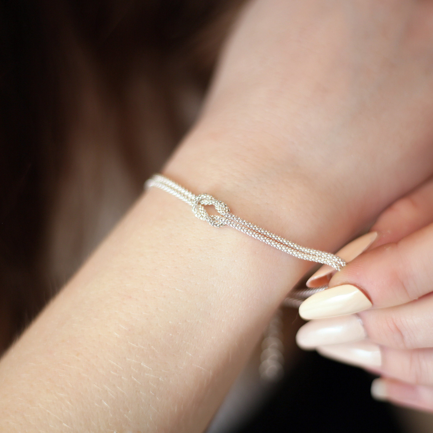 Love Knot For Mother&Daughter Bracelet