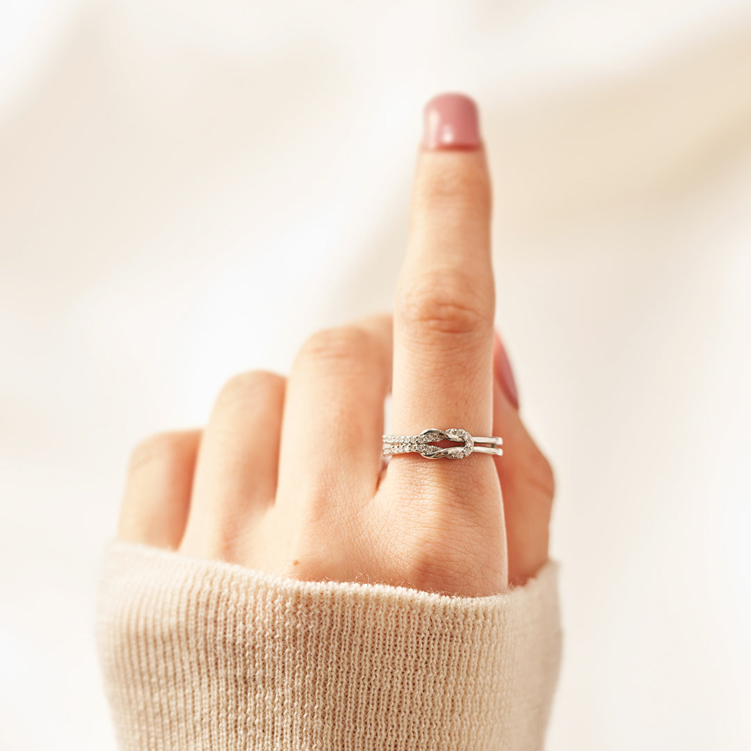 Celebrate Our Unbreakable Bond Today Knot Ring