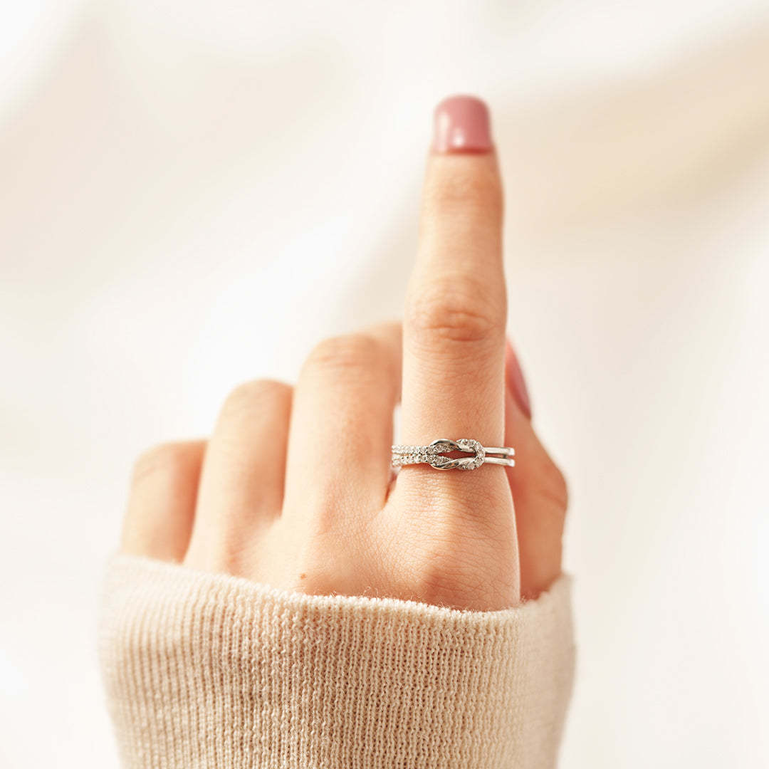 Celebrate Our Unbreakable Bond Today Knot Ring