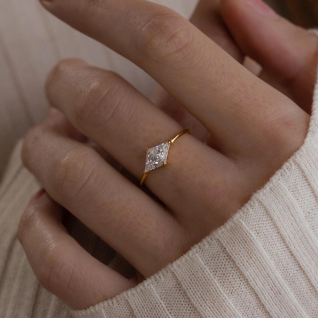 Personalized 1-2 Birthstones Timeless Togetherness Ring