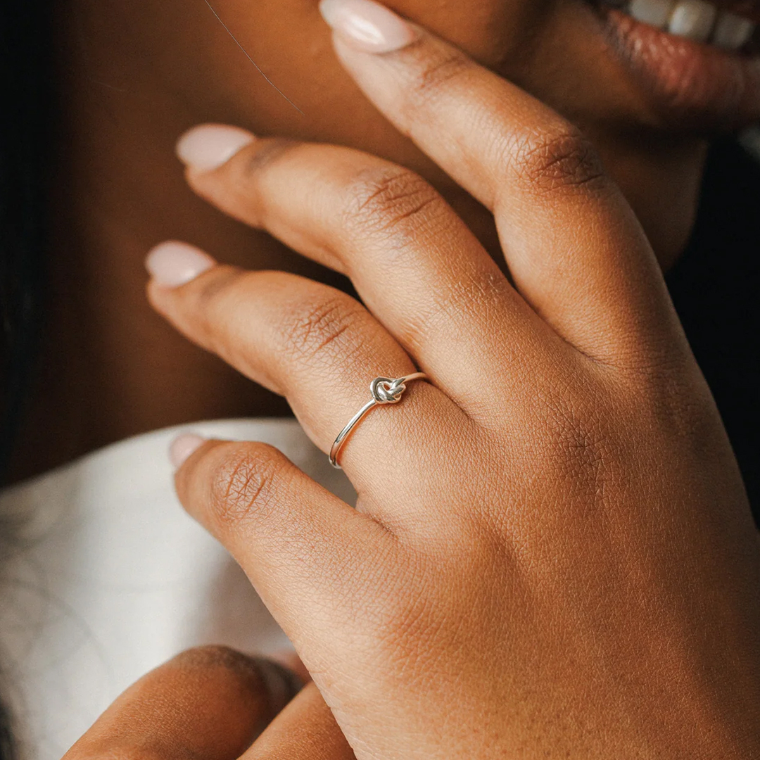 Mother & Daughter Eternal Bond Knot Ring