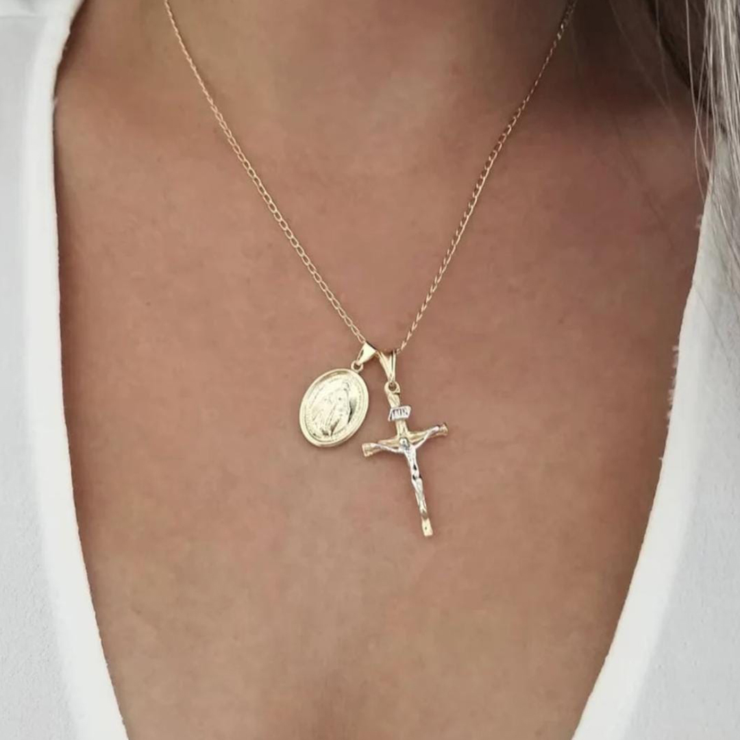 Faith Embrace Cross Necklace